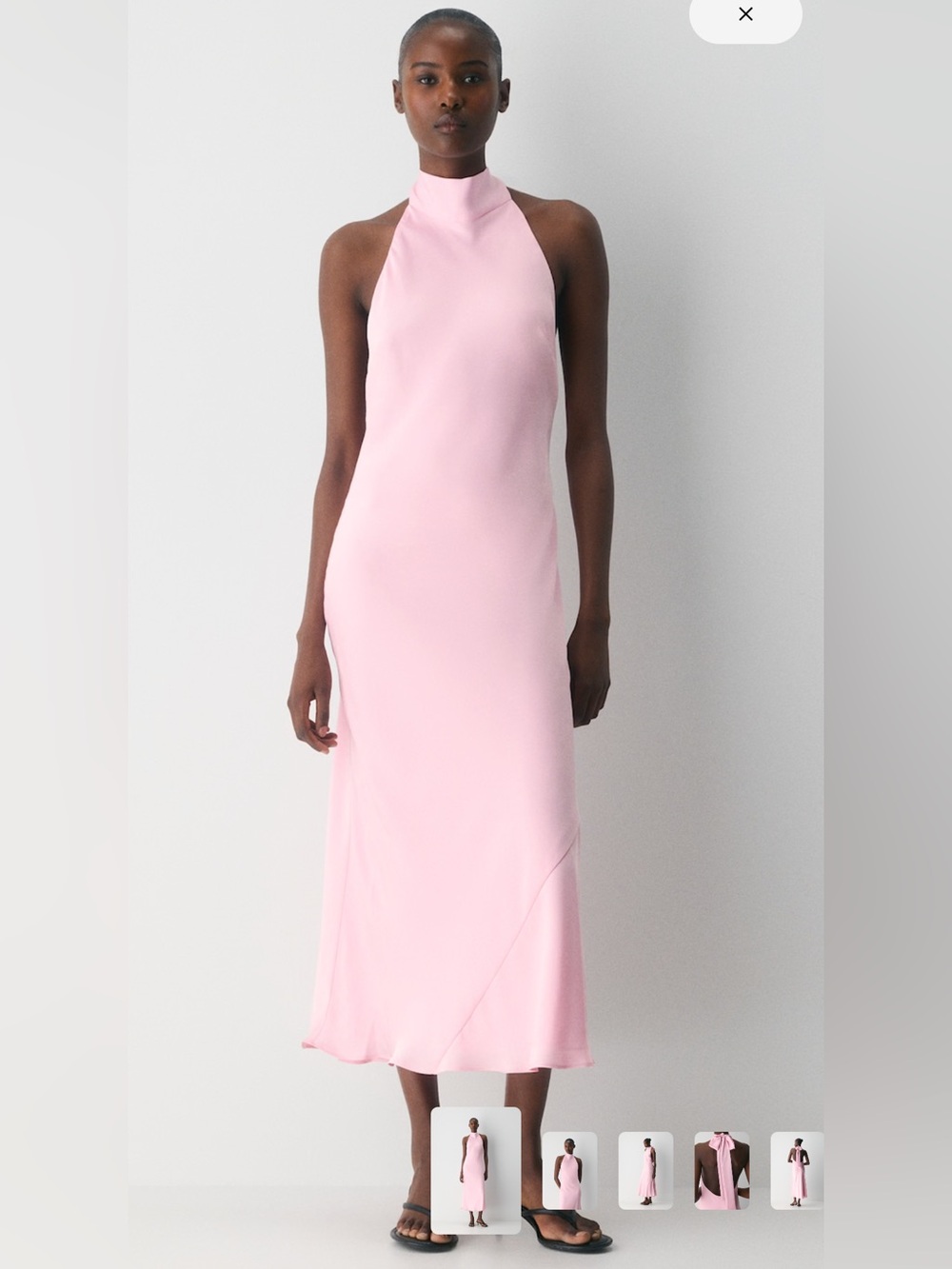 Aritzia “Cava” dress in milkshake pink size 10 and 12